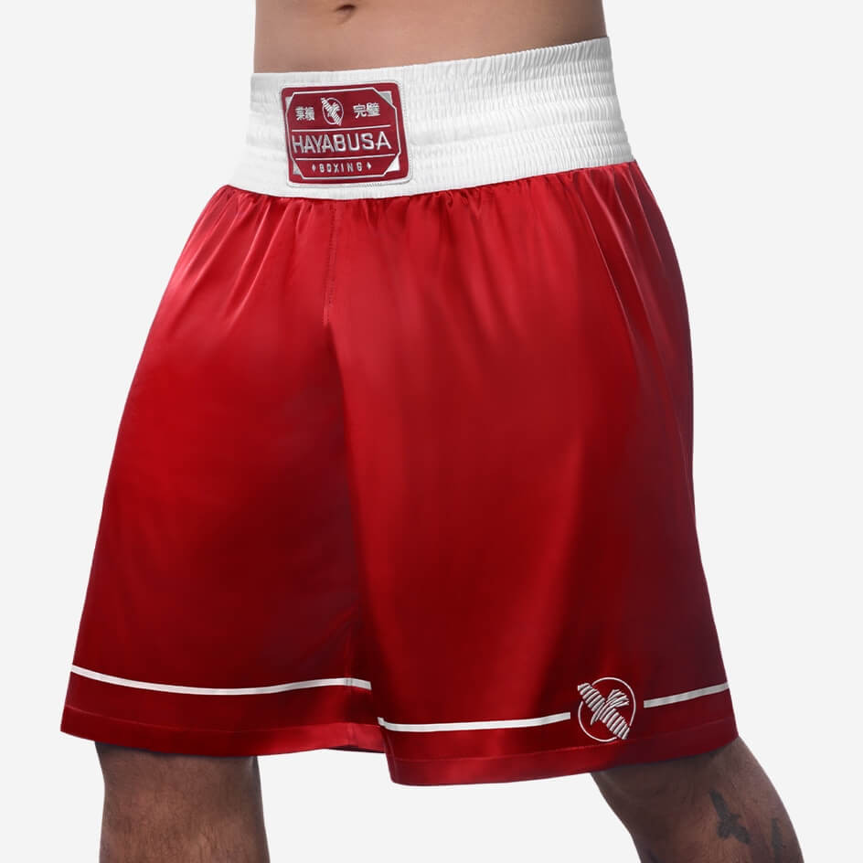 Hayabusa Pro Boxing Shorts - Red