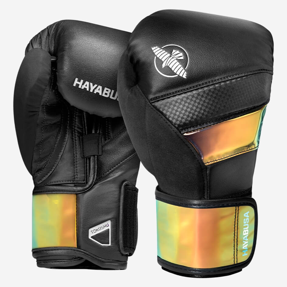 Hayabusa T3 Boxing Gloves - Black / Iridescent