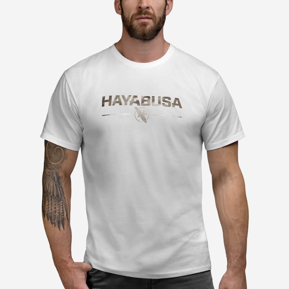 Hayabusa Metallic Logo T-Shirt - White