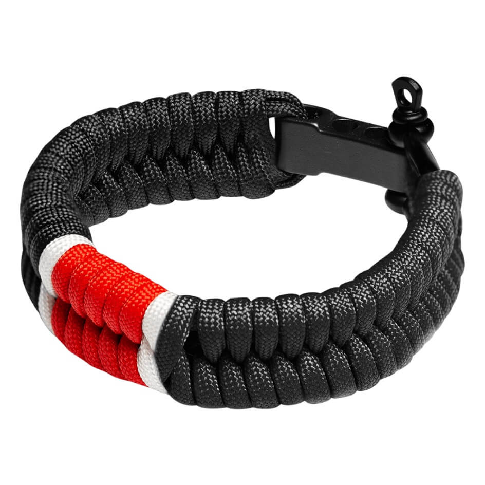 Hayabusa Paracord Jiu Jitsu Bracelet - Black