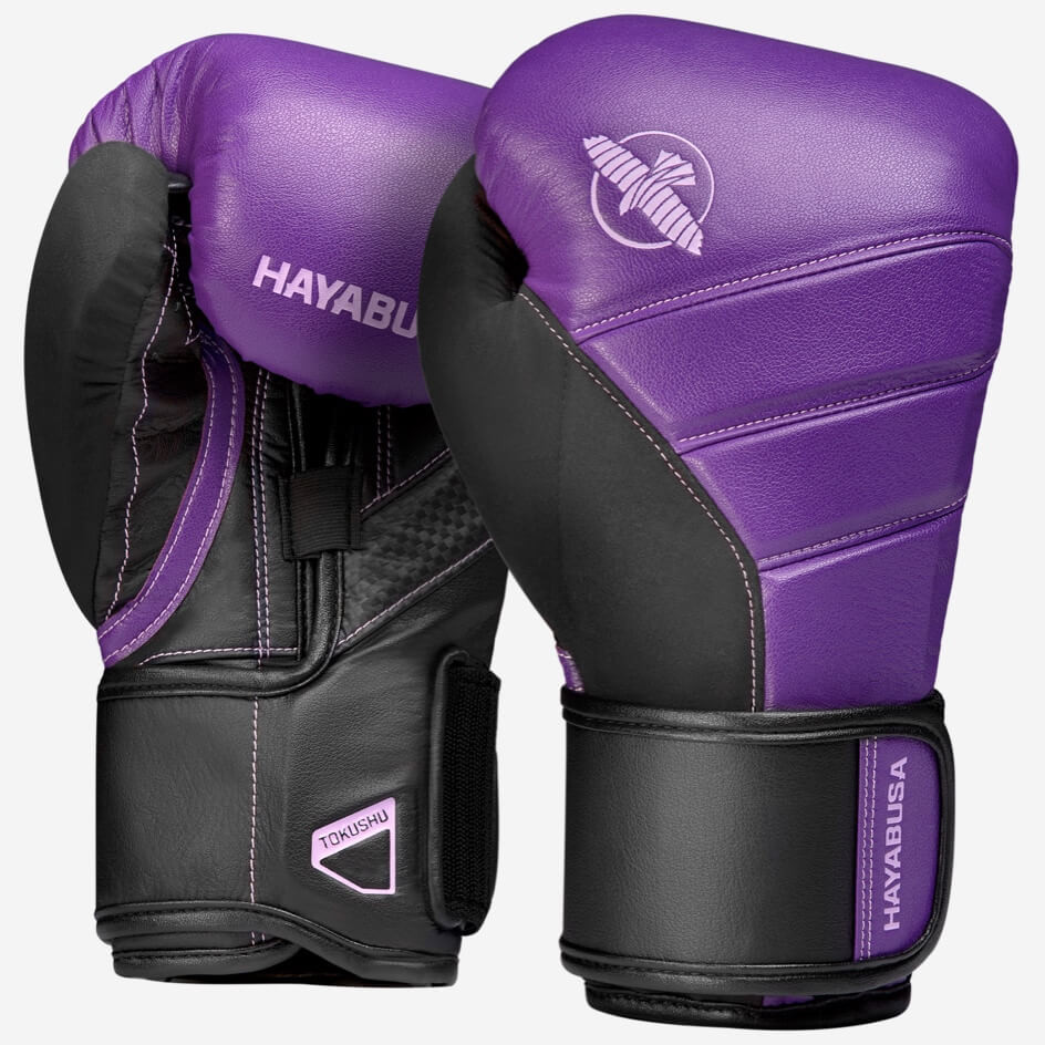 Hayabusa T3 Boxing Gloves - Purple / Black