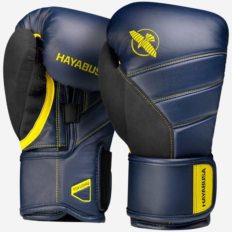 Hayabusa T3 Boxing Gloves - Navy / Yellow