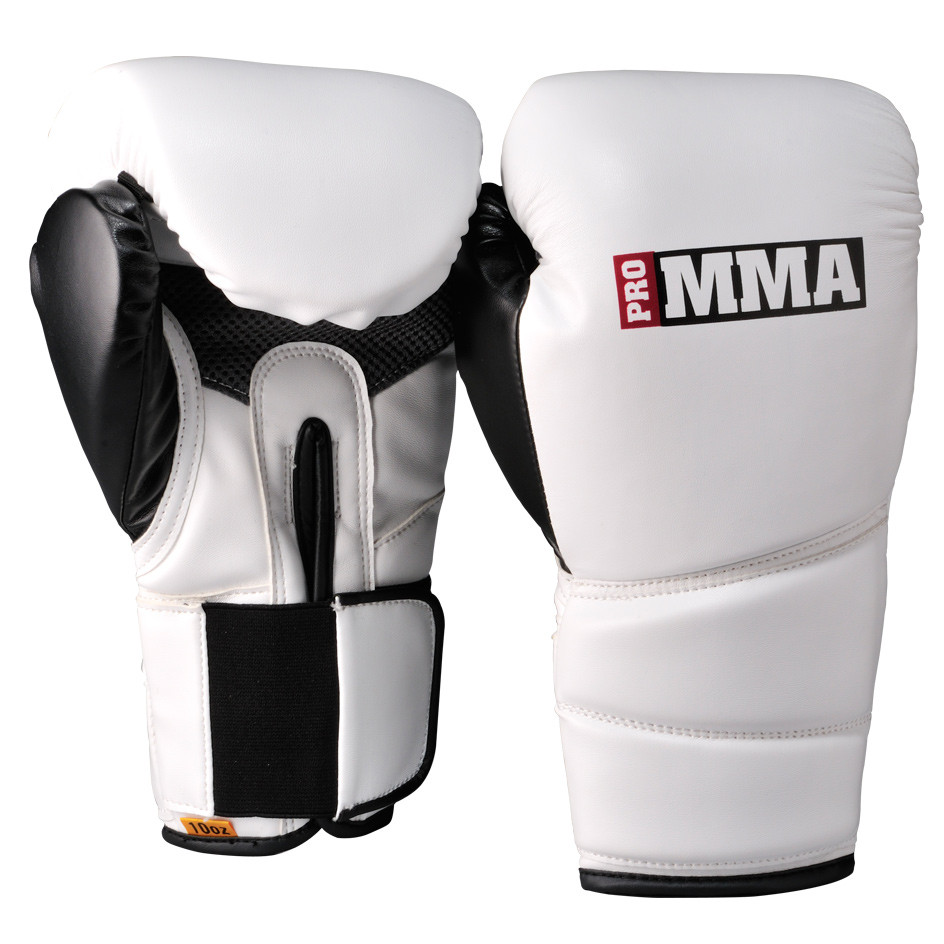 Pro MMA 10oz Bag Gloves - White